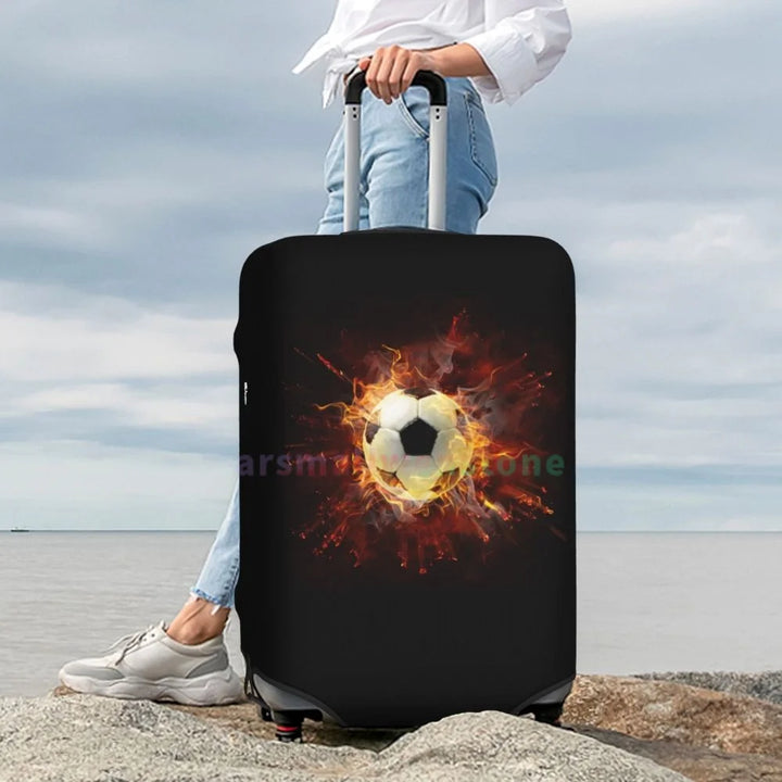 Football Luggage Cover Suitcase Protector Thicken Elasticity Dust Covered Anti-scratch Protective Case 18-32 Inch