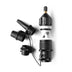 Air Valve Adaptor Kit For SUP Board Inflatable Pump Adapter Paddle Boat Kayak Air Valve Pump Connector Combo Kit Black / Orange