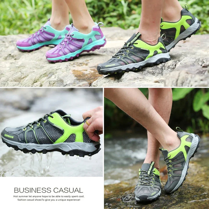 Runing Shoes Men Women Trekking Outdoor Sport Shoes Non Slip Tactical Climbing Shoes Water Upstream Ladies Sneakers Quick Drying
