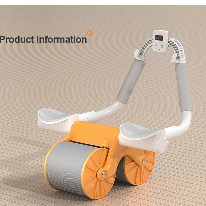 Elbow Support Abdominal Wheel  Muscle Training Home Fitness Exercise Equipment Double Wheeled Automatic Rebound