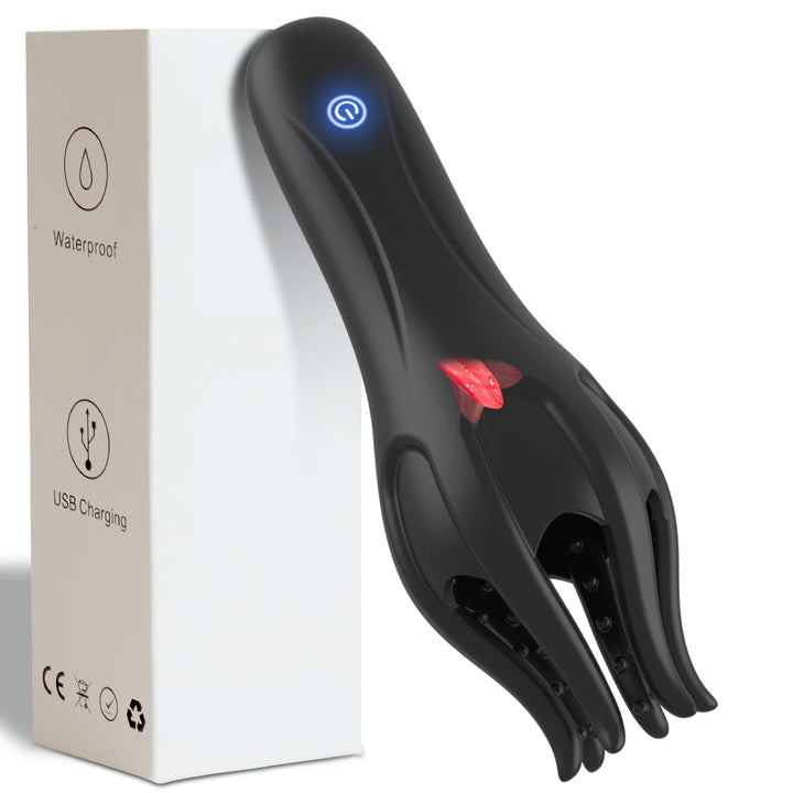 Glans Stimulate Trainer Vibrator Men Penis Delay Exerciser Stimulate Masturbation Massager Vibrating Endurance Trainning Sex Toy
