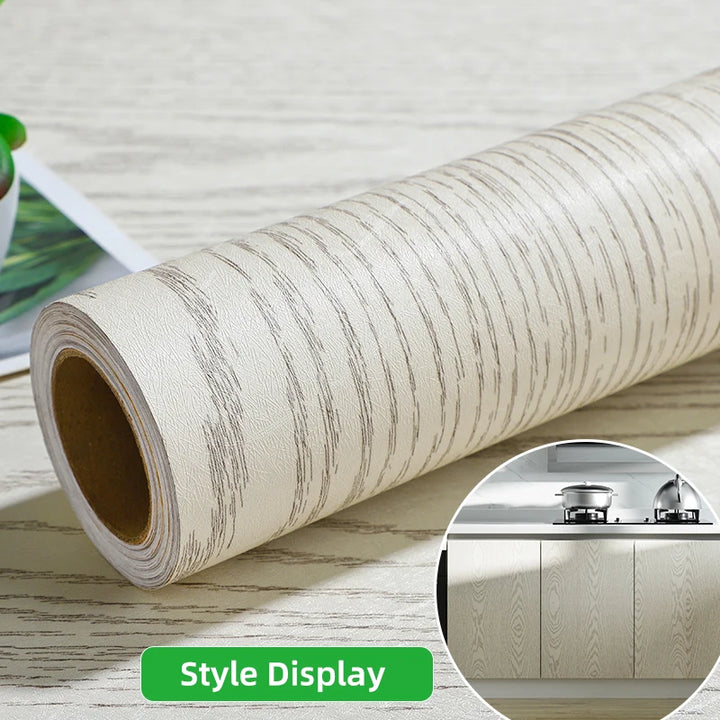 Wooden texture contact paper,peeling pasting wallpaper,renovating furniture,self-adhesive detachable Chinese wood grain stickers