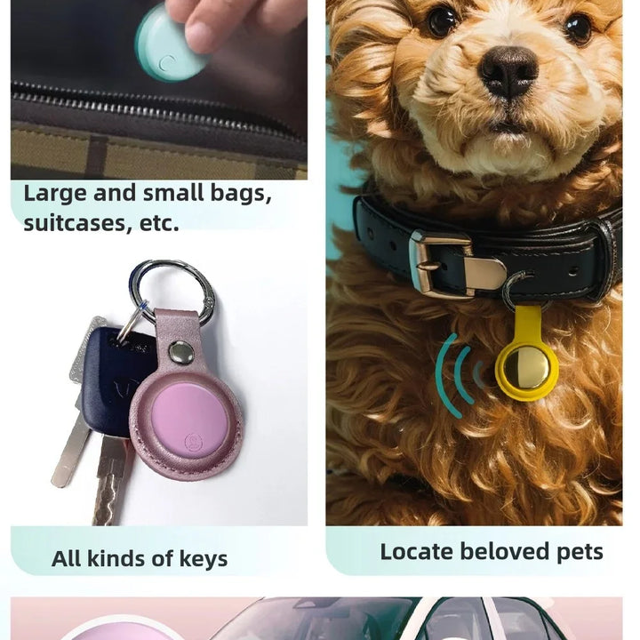 Smart Airtag Bluetooth GPS Tracker Work with Android&iOS System Air Tag Tracker Mini Locator Pet Key Finder