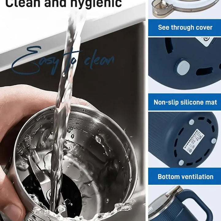 Electric Coffee Grinder Beans 500ml Grain Grinder Beans Grains Mill Household Electric Stainless Steel Grind Machine for Kitchen