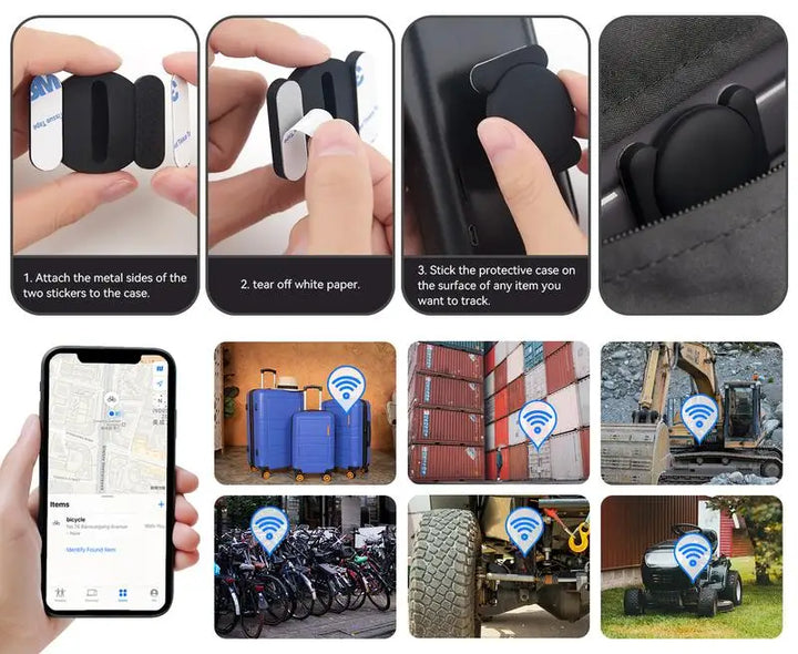 Xiaomi GPS Locator Pet Wallet Suitcase Car Global Positioning Tracking Elderly Kids Anti Getting Lost Finder For iPhone Find My