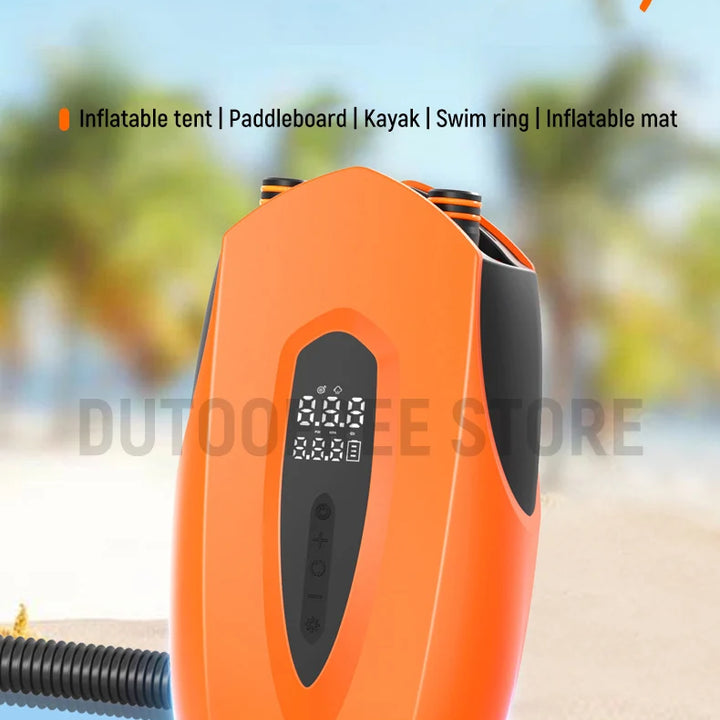 Wireless Electric Air Pump for SUP High Volume Portable Inflator Dual Function Boat Air Compressor Boat Inflatable Pump
