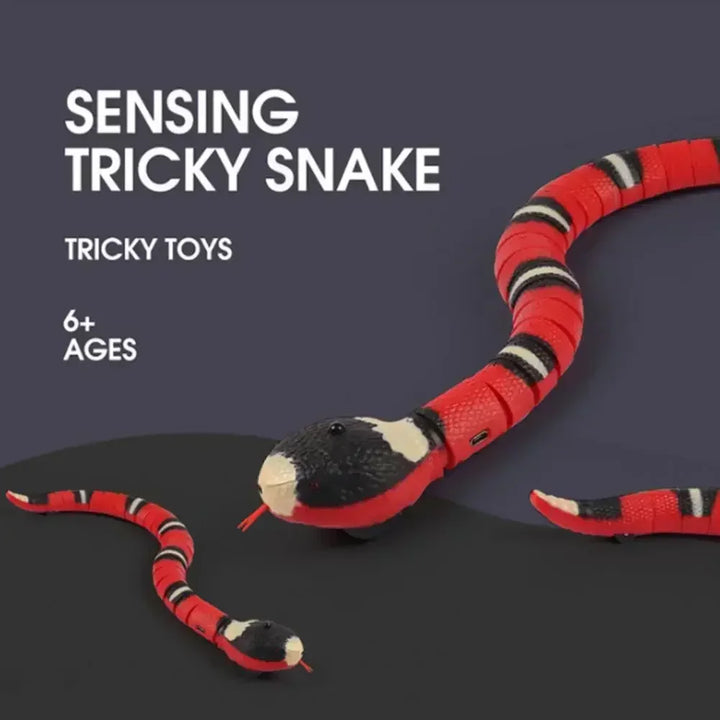 Funny Cat Snake Toy Snake Shape Sports Training Battery Operated Electric Moving Snake Prank Prop
