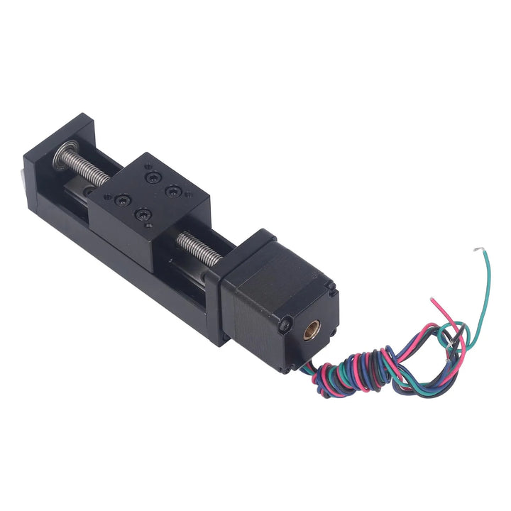 Linear  Rail Slide Actuator Low Noise Linear  Rail Motion Slide Actuator 28 Stepper Motor 50mm Stroke for CNC Router