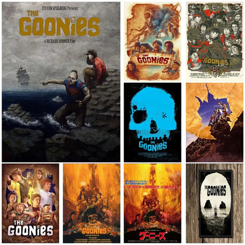 The Goonies Classic Canvas Poster Print Wall Art Canvas Painting Films Picture for Living Room Bedroom Decoration Christmas Gift