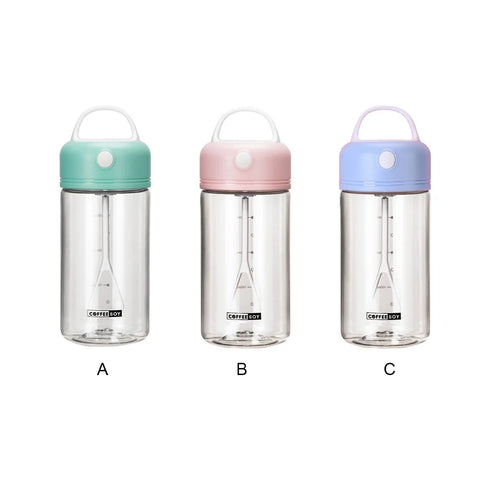 Shake Bottle IPX5 Waterproof 380ML Blending Cup Plastic Low-noise Automatic Shaker Button Control Drink Mixer Green