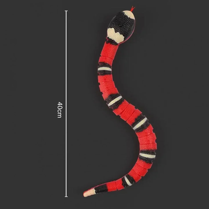 Funny Cat Snake Toy Snake Shape Sports Training Battery Operated Electric Moving Snake Prank Prop