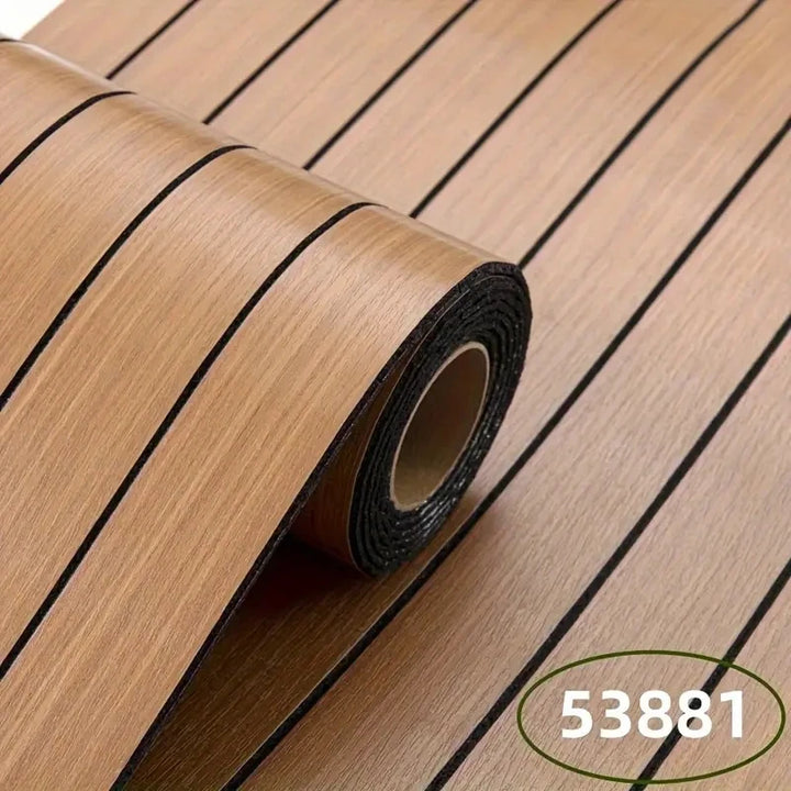 3D Wood Grain Peel And Stick Wallpaper, Self-Adhesive Flooring, Waterproof, mould proof Floor Tiles, Anti-Slip