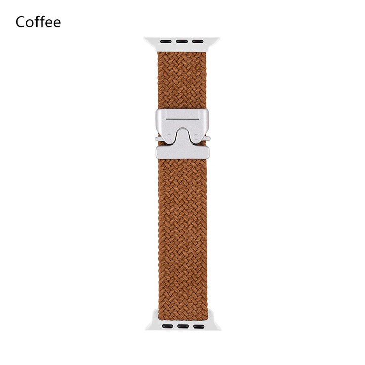 Nylon Canvas Watch Strap for Apple iWatch Series 10 42mm 46mm Ultra 1/2 49mm  S9 8 7 41mm 45mm  S4-6 40mm 44mm Parachute Buckle