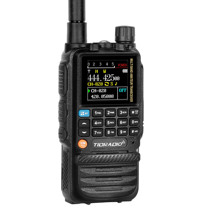 TIDRADIO H3 Professional Walkie Talkie  Phone  Dual PTT Air Band Long Range Radio  APP USB Type-C Cable  Programming HAM GMRS