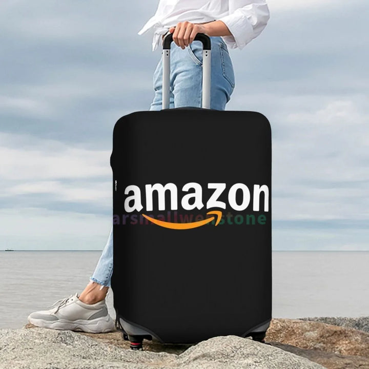 Amazon Logo Luggage Cover Suitcase Protector Thicken Elasticity Dust Covered Anti-scratch Protective Case 18-32 Inch