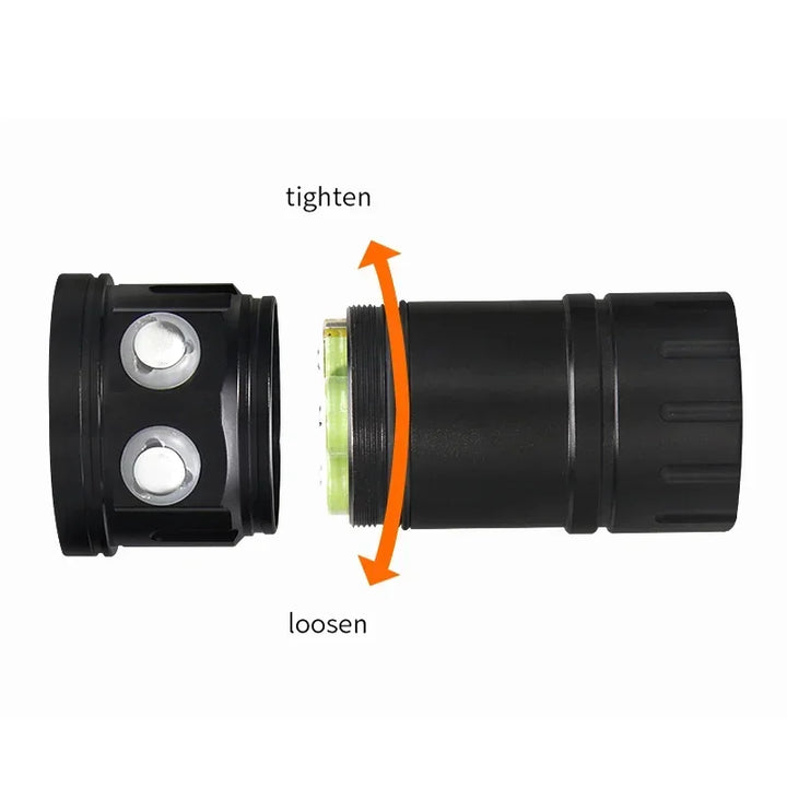 10000Lumens 27 LED Diving Flashlight Professional Underwater Photography Light Highlight Lamp 100M Waterproof Video Camera Torch