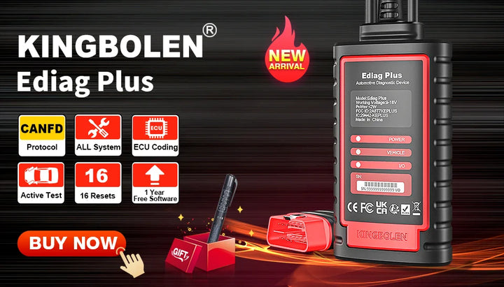 KINGBOLEN Ediag Plus, THINKCAR THINKDIAG 2 CANFD ALL System ECU Coding Active Test 16 Reset OBD2 Scanner Car Diagnostic Tools