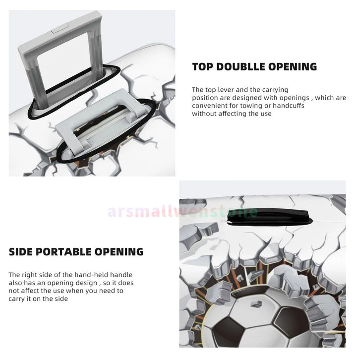 Football Luggage Cover Suitcase Protector Thicken Elasticity Dust Covered Anti-scratch Protective Case 18-32 Inch