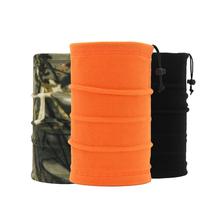 Winter Camping Fleece Neck Gaiter Warm Ski Tube Cycling Scarf Cap Snowboard Half Face Mask Neck Cover Outdoor Cold-proof Collar