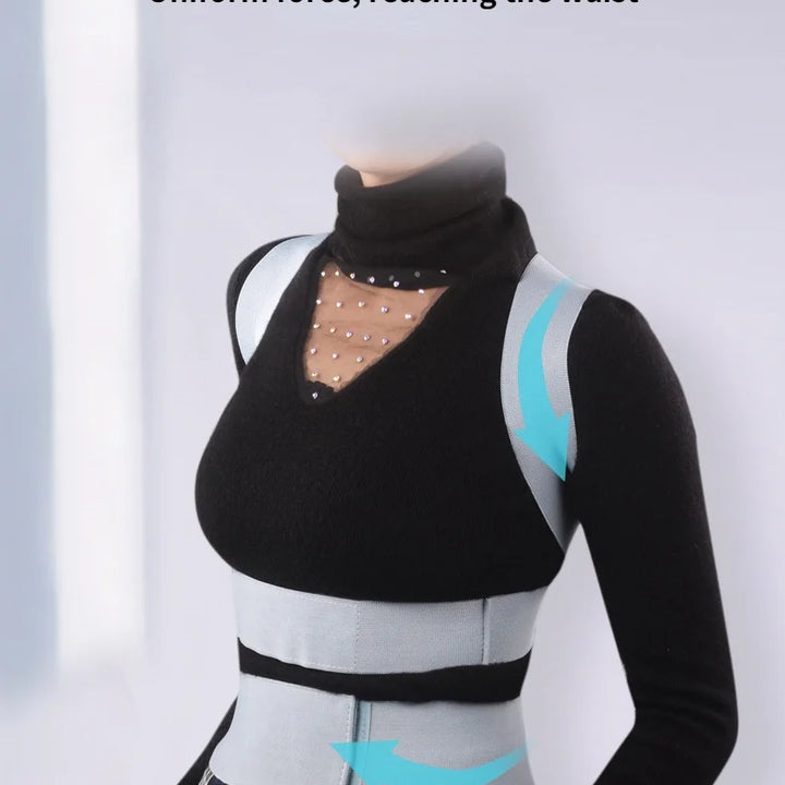 Invisible Chest Posture Corrector Scoliosis Back Brace Spine Belt Shoulder  Therapy Support Poor Posture Correction Belt