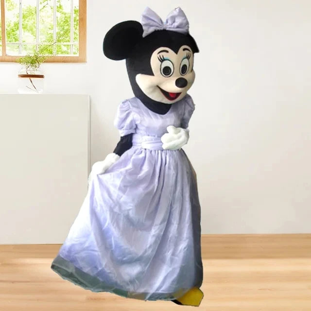 Mickey Minnie Mouse Mascot Costume Set Classic Disney Cartoon Characters Advertising Event Party Christmas Costume for Adult