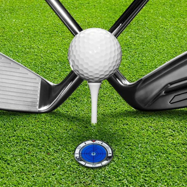 Golf Green Slope Reader Golf Hat Clip Ball Marker With High Precision Poker Chip Style Bubble Level Golf Accessories For Men