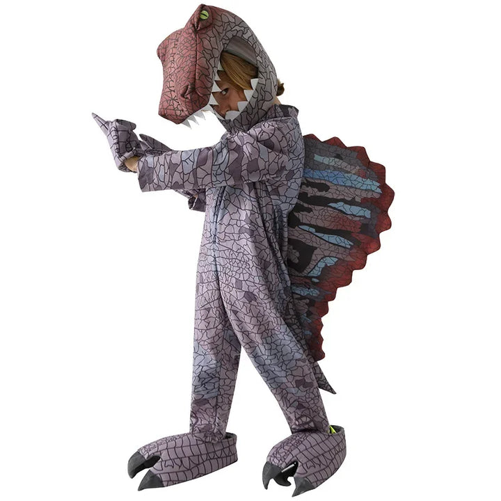 Halloween Children's Dinosaur Costumes World T-Tyrannosaurus Cosplay Jumpsuits Stage Party Cos Suits For Kids Christmas Gifts