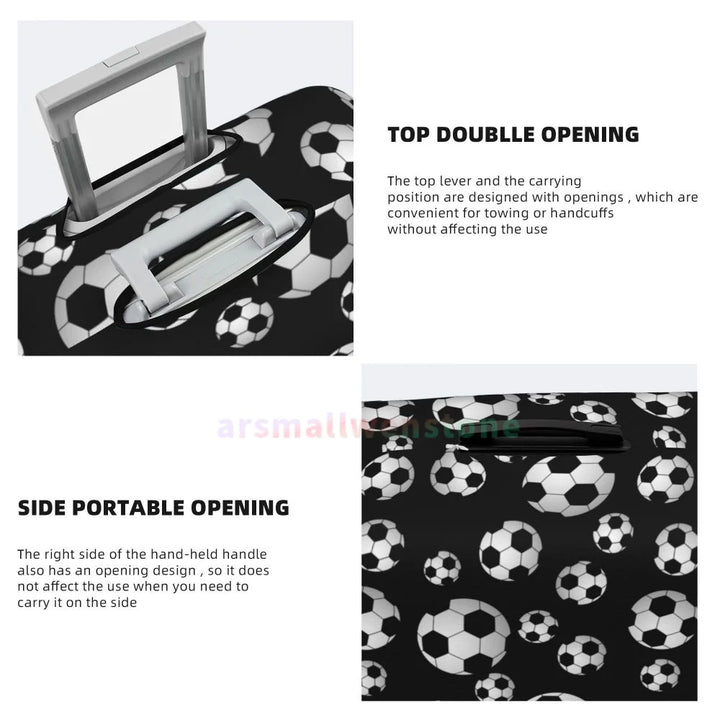 Football Luggage Cover Suitcase Protector Thicken Elasticity Dust Covered Anti-scratch Protective Case 18-32 Inch
