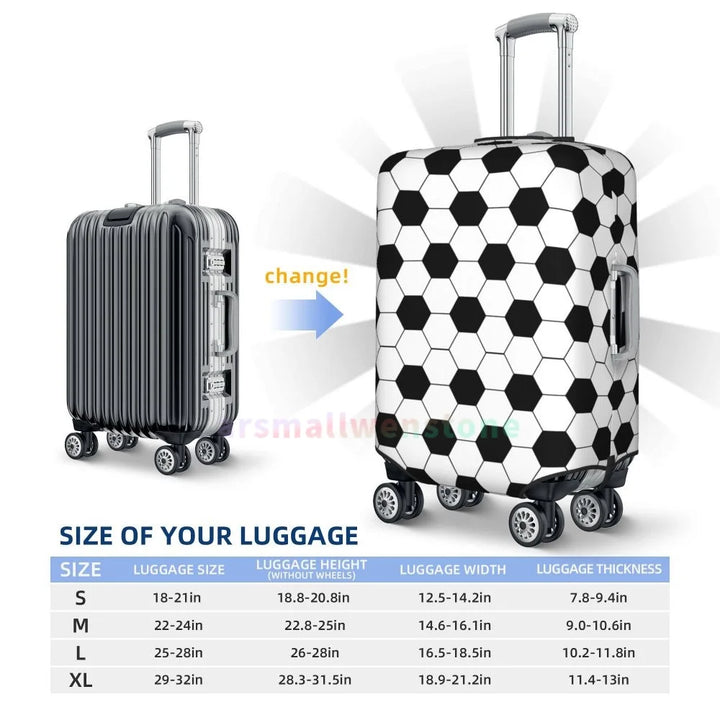 Football Luggage Cover Suitcase Protector Thicken Elasticity Dust Covered Anti-scratch Protective Case 18-32 Inch