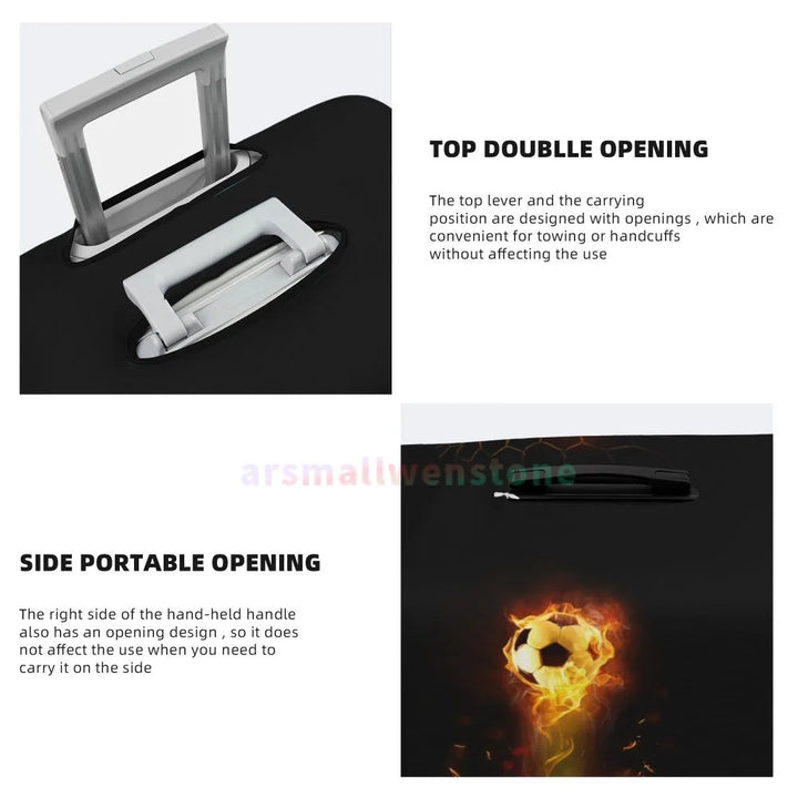 Football Luggage Cover Suitcase Protector Thicken Elasticity Dust Covered Anti-scratch Protective Case 18-32 Inch