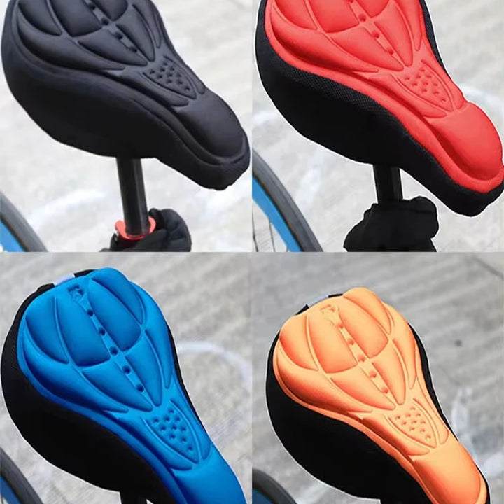 New 3D Saddle Seat NEW Soft Bike Seat Cover Comfortable Foam Seat Cushion Cycling Saddle for Bike Accessories