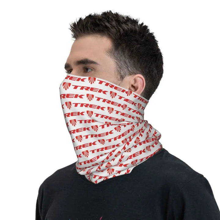 Custom Treks Bike Logo Bandana Neck Gaiter Windproof Face Scarf Cover Women Men Headwear Tube Balaclava