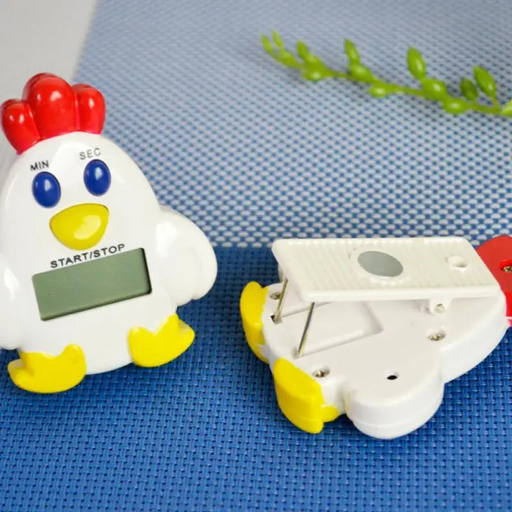 Chick Electronic Timer Chicken Egg Basket Kitchen Countdown Cooking Timers Baking Reminder Student Tech gadgets