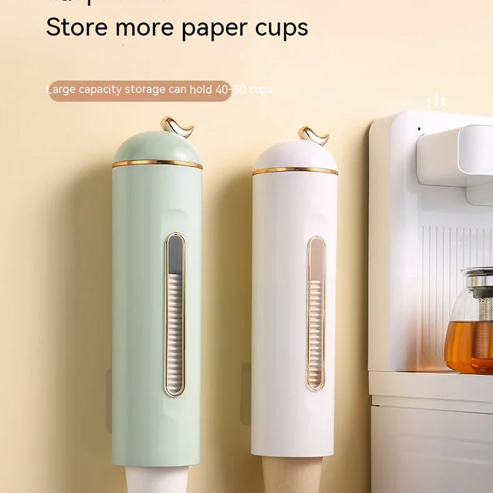 Light Luxury Cup Taker White Disposable Paper Cup Storage Holder