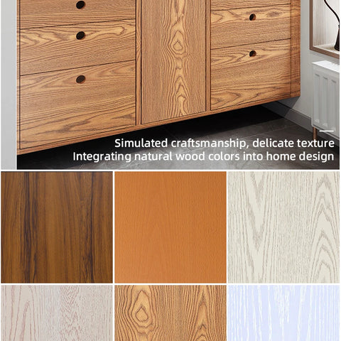 Wooden texture contact paper,peeling pasting wallpaper,renovating furniture,self-adhesive detachable Chinese wood grain stickers