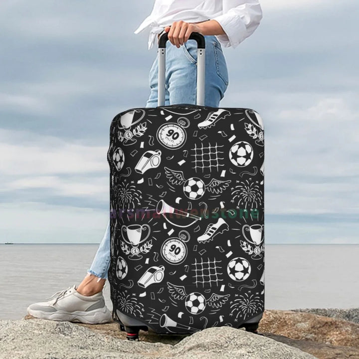 Football Luggage Cover Suitcase Protector Thicken Elasticity Dust Covered Anti-scratch Protective Case 18-32 Inch