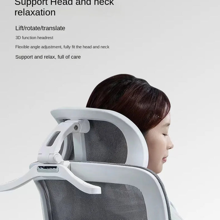 Ergonomic Office Chair with Adjustable Armrest, Lumbar Support, and Headrest – Perfect for Gaming and Desk Work