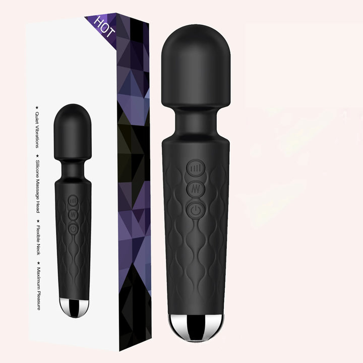 1PC-Portable electric massage stick with 8 adjustable 20 modes, suitable for the back/neck/legs/waist, relieving fatigue Silent