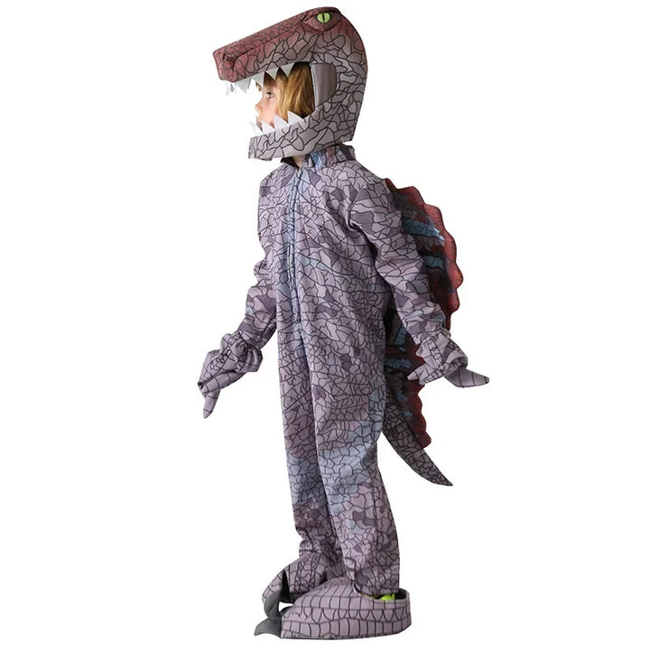 Halloween Children's Dinosaur Costumes World T-Tyrannosaurus Cosplay Jumpsuits Stage Party Cos Suits For Kids Christmas Gifts