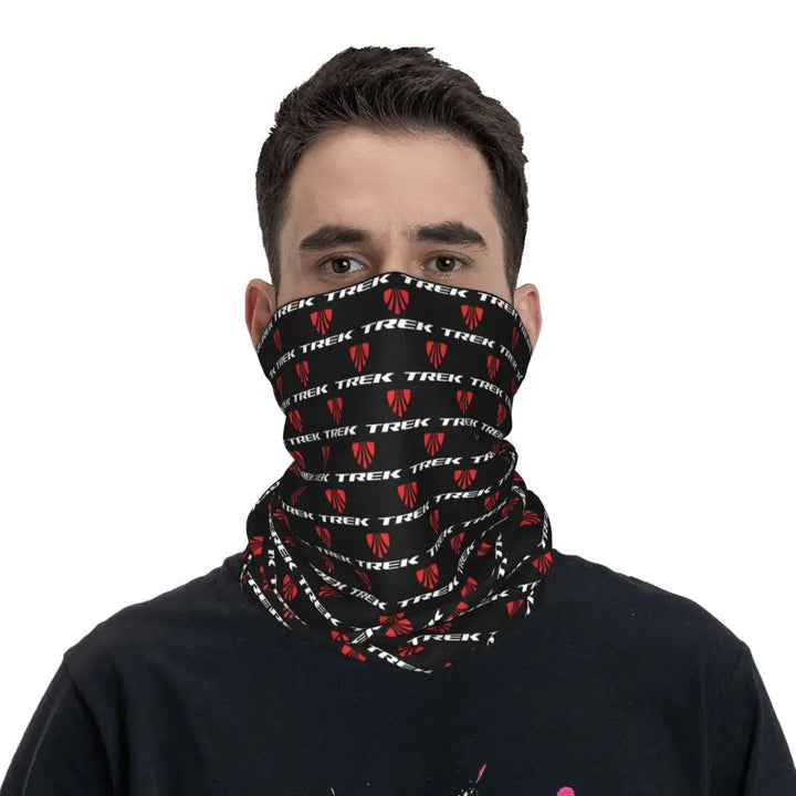 Custom Treks Bike Logo Bandana Neck Gaiter Windproof Face Scarf Cover Women Men Headwear Tube Balaclava