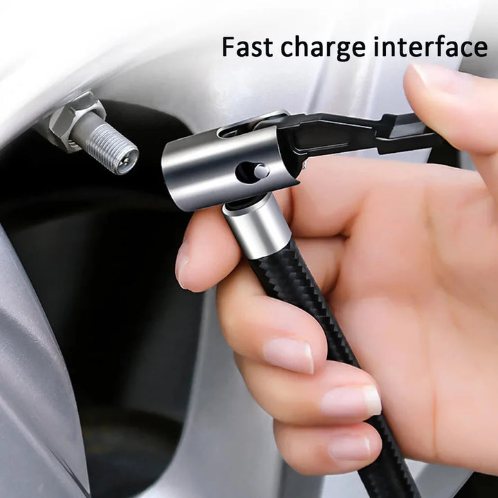 DC12V Automotive Inflation Pump Portable Dual Purpose Heavy Duty Car Tyre Inflator Pressure Tire Inflation Air Compressor