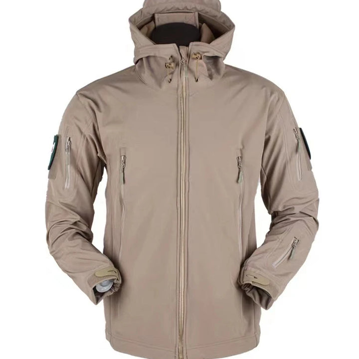 Men Winter Waterproof Climbing SkiingTrekking Fleece Fishing Tactical Sharkskin Cargo Pants Jackets Camping Hiking Trousers
