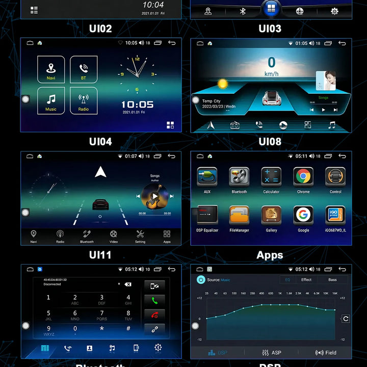 CHSTEK Car radio 8" Android 13 Wireless Carplay GPS Car android Player Wifi multimedia For Mazda CX9 CX-9 TB 2006-2016 Qualcomm