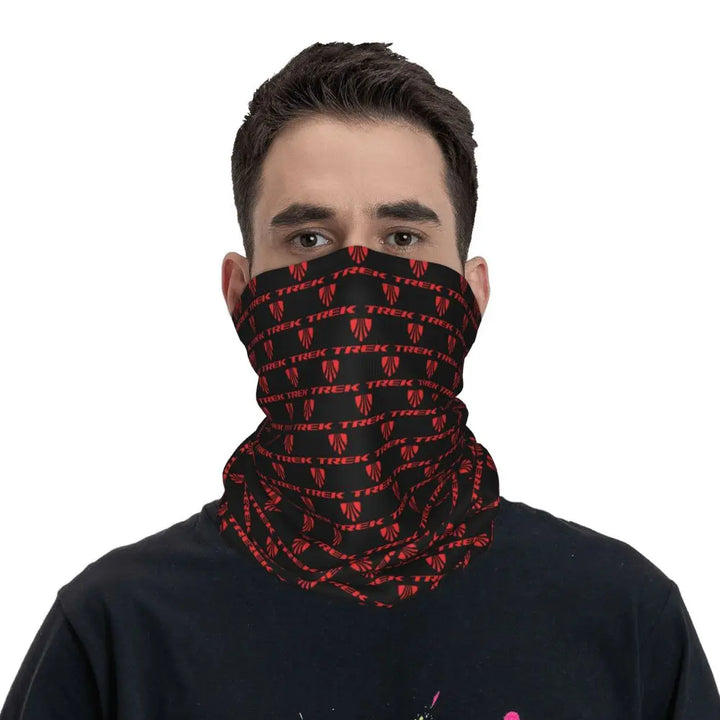 Custom Treks Bike Logo Bandana Neck Gaiter Windproof Face Scarf Cover Women Men Headwear Tube Balaclava