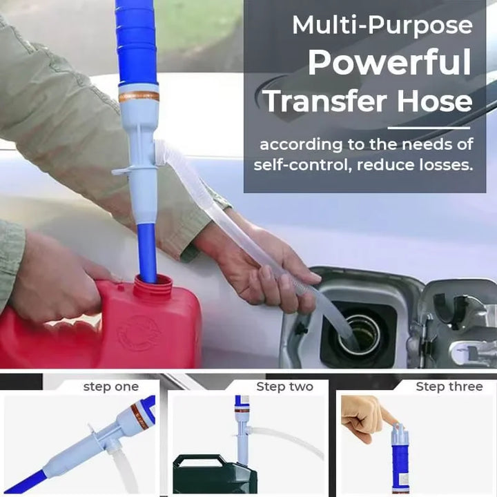 Portable Electric Pump Upgrade HandHeld Liquid Transfer Siphon Pump Battery Powered Water Oil Suction Pumps Car Vehicle Fuel Gas