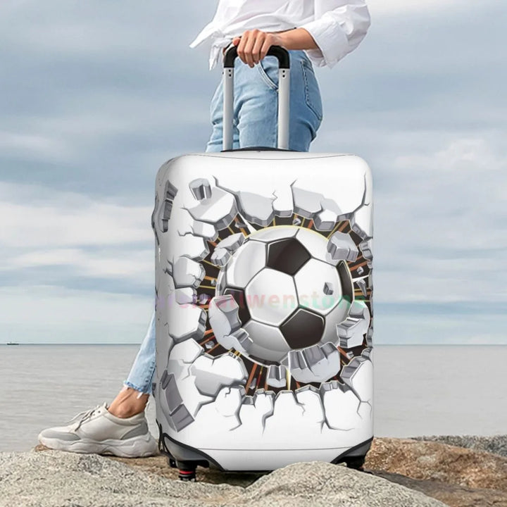Football Luggage Cover Suitcase Protector Thicken Elasticity Dust Covered Anti-scratch Protective Case 18-32 Inch