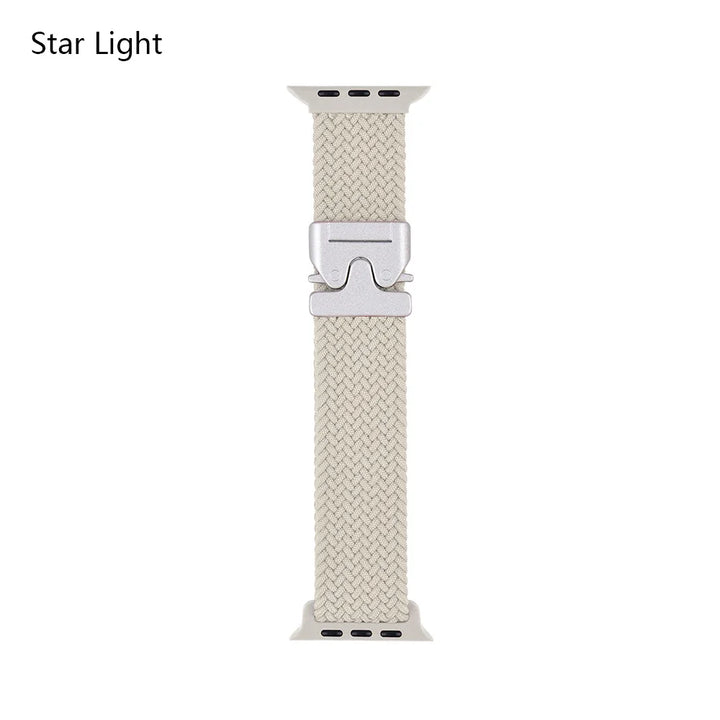 Nylon Canvas Watch Strap for Apple iWatch Series 10 42mm 46mm Ultra 1/2 49mm  S9 8 7 41mm 45mm  S4-6 40mm 44mm Parachute Buckle