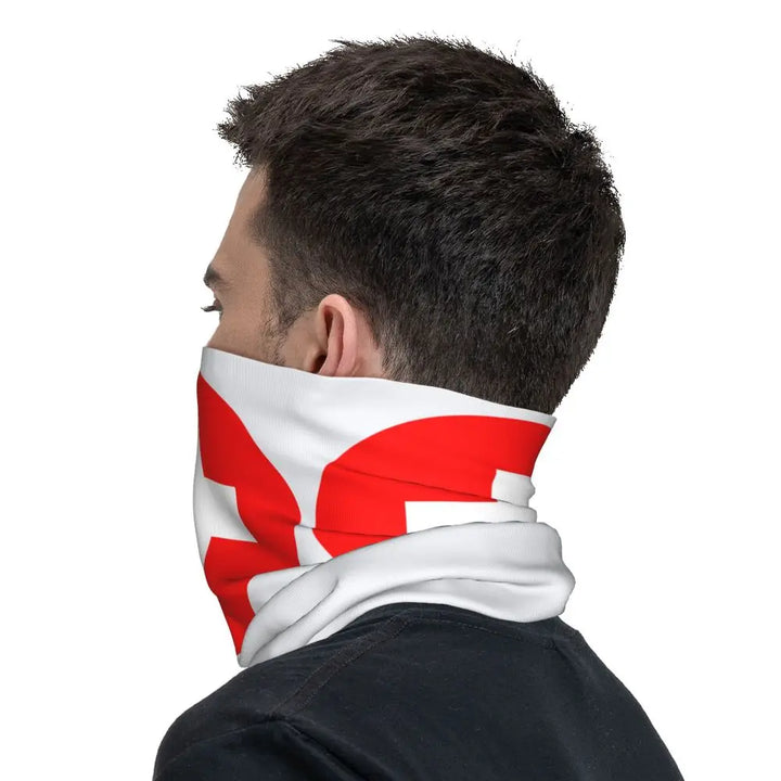 Custom Nursing Pattern Nurse Bandana Neck Gaiter for Ski Cycling Women Men Wrap Scarf Health Care Headband Warmer