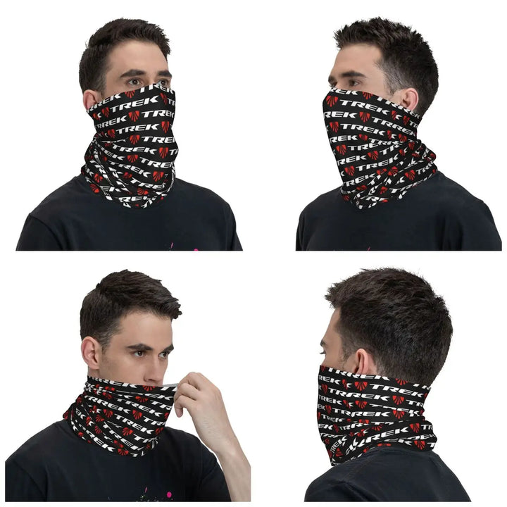 Custom Treks Bike Logo Bandana Neck Gaiter Windproof Face Scarf Cover Women Men Headwear Tube Balaclava