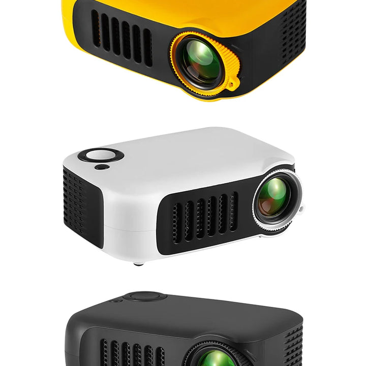 MINI Projector Portable 3D LED Video Projectors Home Cinema Theater Game Laser Beamer Smart TV BOX 1080P 4K Via HD Port A2000